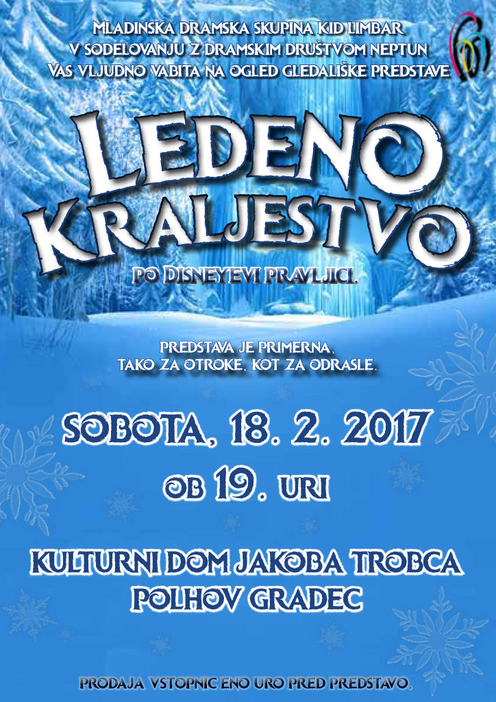oglas Ledeno Kraljestvo Polhov Gradec